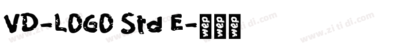 VD-LOGO Std E字体转换